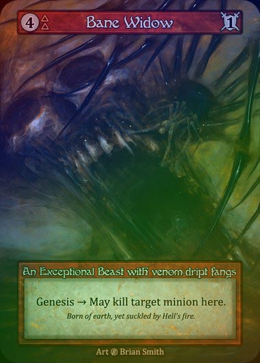 【FOIL】[Fire] Bane Widow [beta-Exceptional]